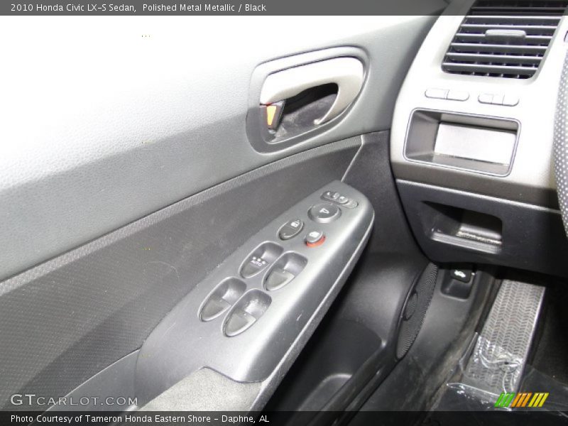 Polished Metal Metallic / Black 2010 Honda Civic LX-S Sedan