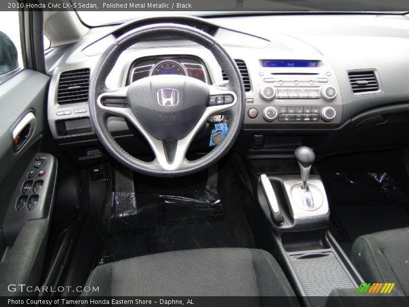 Polished Metal Metallic / Black 2010 Honda Civic LX-S Sedan