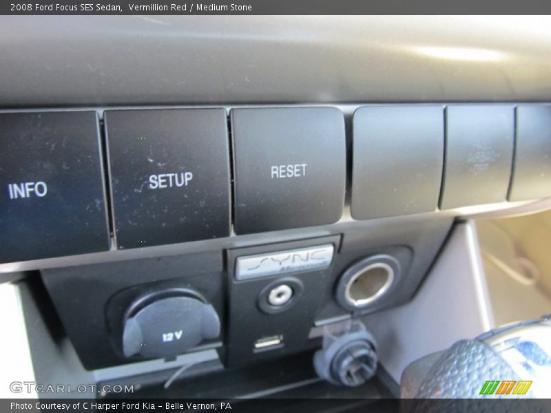Vermillion Red / Medium Stone 2008 Ford Focus SES Sedan