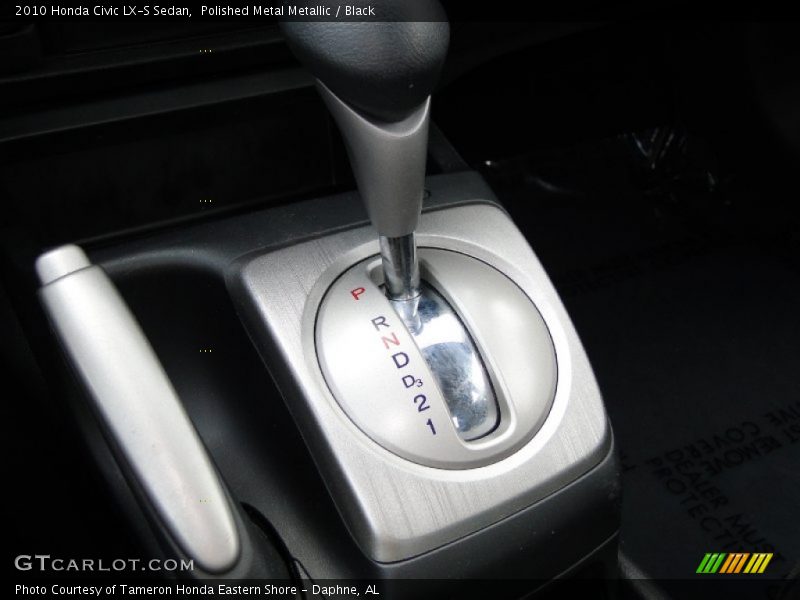 Polished Metal Metallic / Black 2010 Honda Civic LX-S Sedan