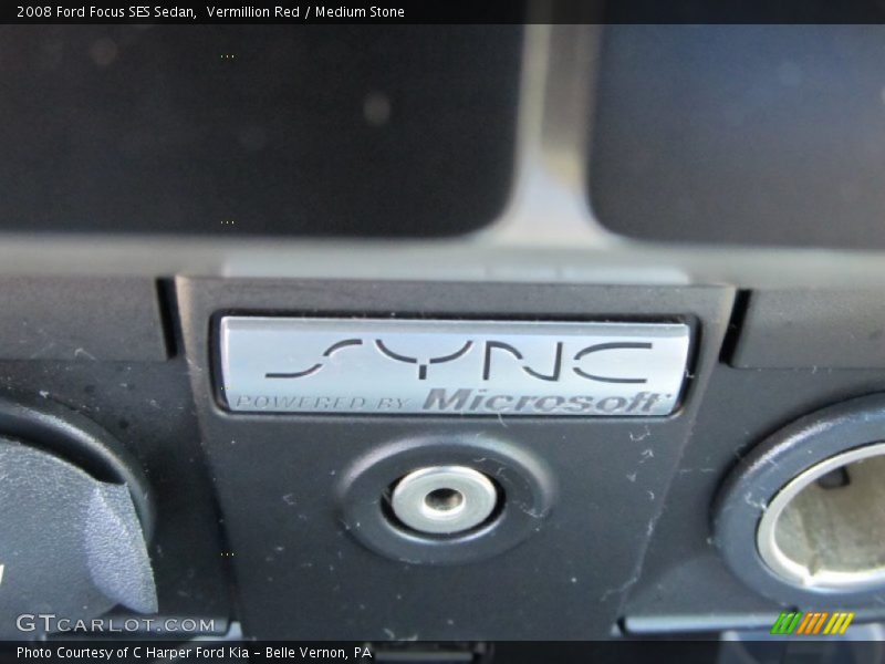 Vermillion Red / Medium Stone 2008 Ford Focus SES Sedan