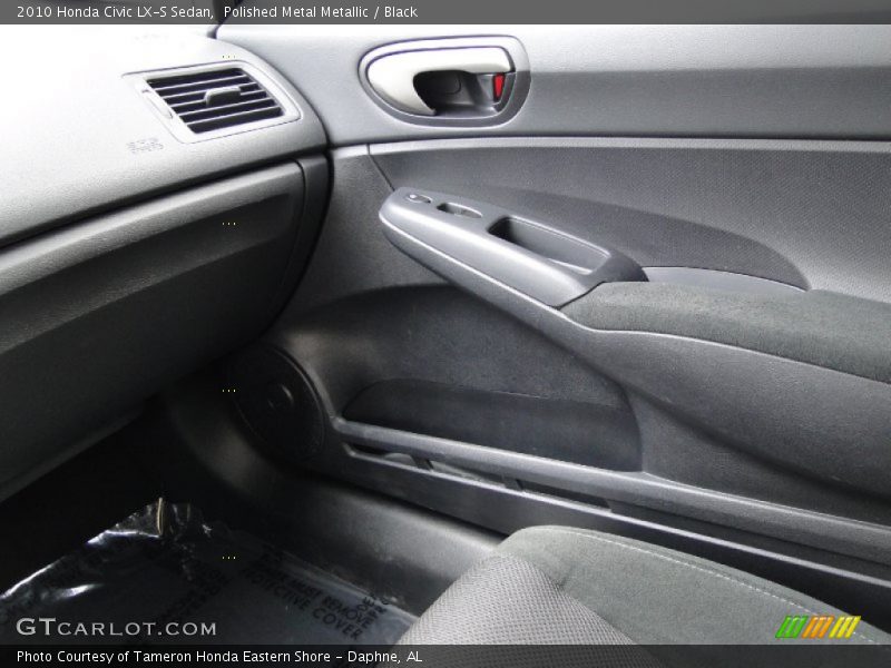 Polished Metal Metallic / Black 2010 Honda Civic LX-S Sedan