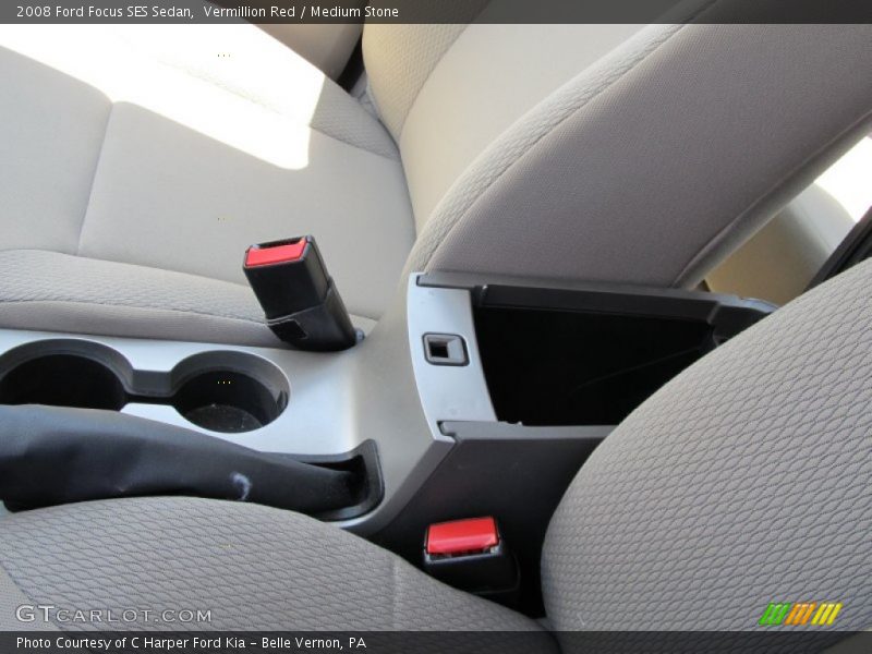 Vermillion Red / Medium Stone 2008 Ford Focus SES Sedan