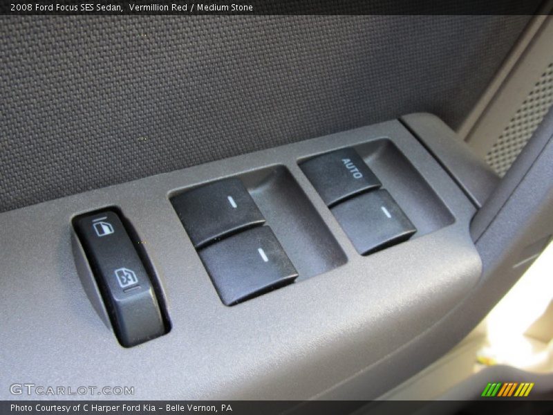Vermillion Red / Medium Stone 2008 Ford Focus SES Sedan