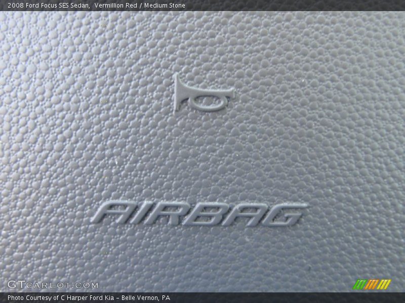 Vermillion Red / Medium Stone 2008 Ford Focus SES Sedan