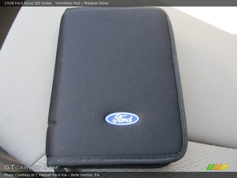 Vermillion Red / Medium Stone 2008 Ford Focus SES Sedan