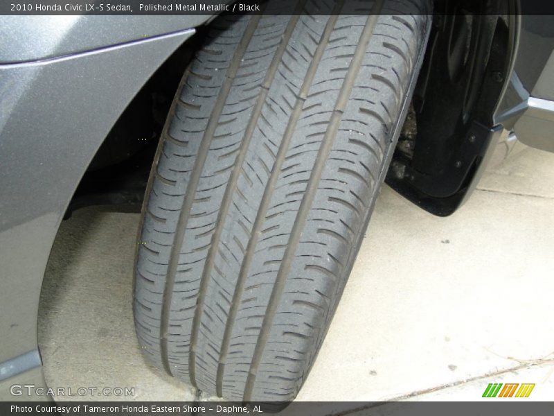 Polished Metal Metallic / Black 2010 Honda Civic LX-S Sedan