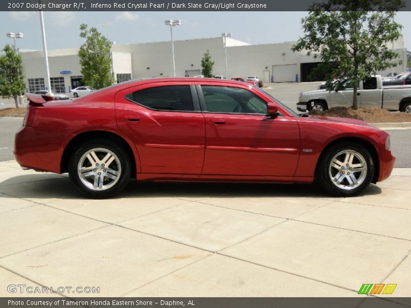 Inferno Red Crystal Pearl / Dark Slate Gray/Light Graystone 2007 Dodge Charger R/T
