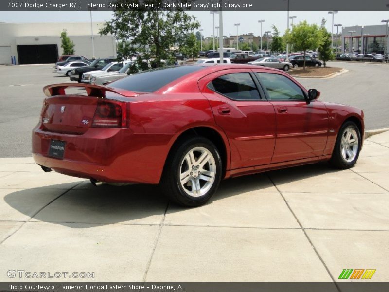 Inferno Red Crystal Pearl / Dark Slate Gray/Light Graystone 2007 Dodge Charger R/T