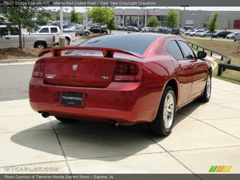 Inferno Red Crystal Pearl / Dark Slate Gray/Light Graystone 2007 Dodge Charger R/T