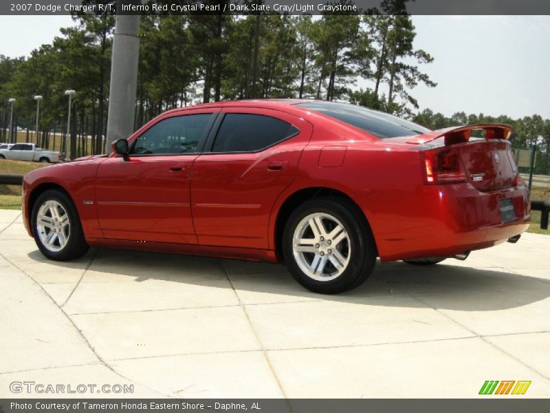 Inferno Red Crystal Pearl / Dark Slate Gray/Light Graystone 2007 Dodge Charger R/T