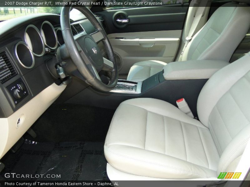 Inferno Red Crystal Pearl / Dark Slate Gray/Light Graystone 2007 Dodge Charger R/T
