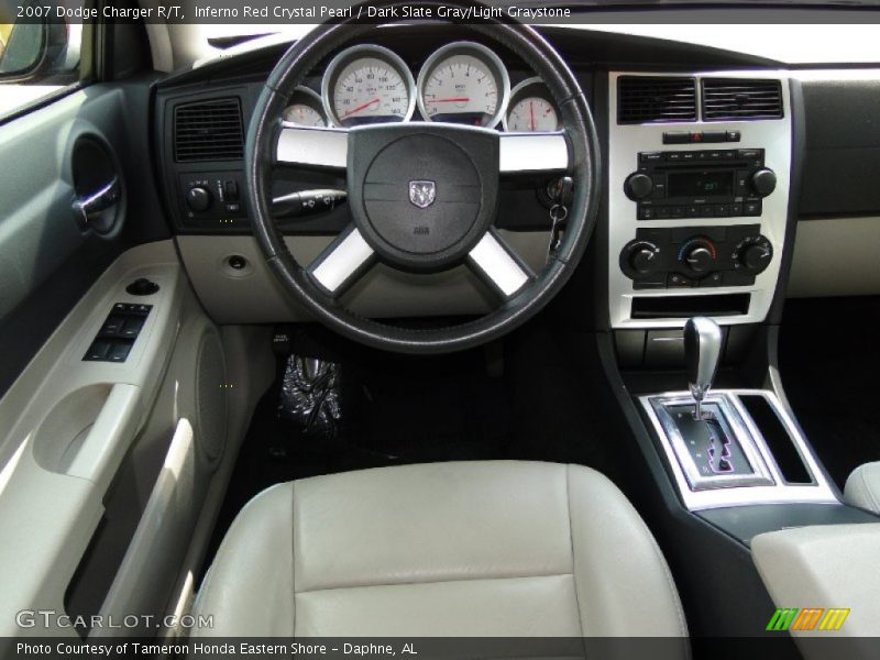 Inferno Red Crystal Pearl / Dark Slate Gray/Light Graystone 2007 Dodge Charger R/T