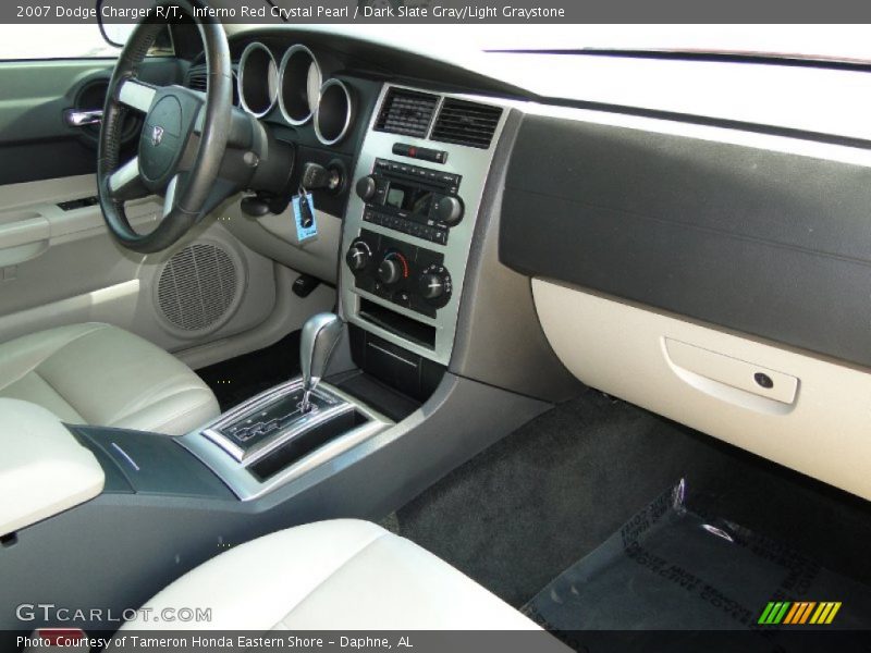Inferno Red Crystal Pearl / Dark Slate Gray/Light Graystone 2007 Dodge Charger R/T