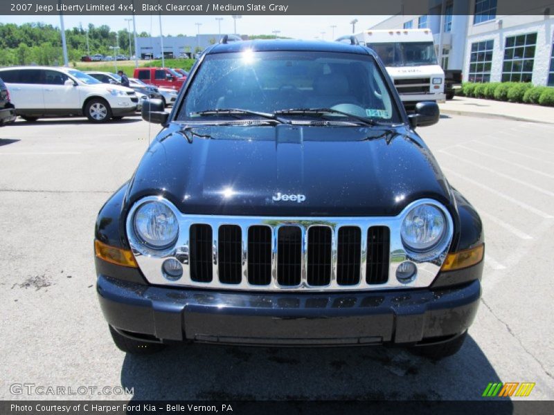 Black Clearcoat / Medium Slate Gray 2007 Jeep Liberty Limited 4x4