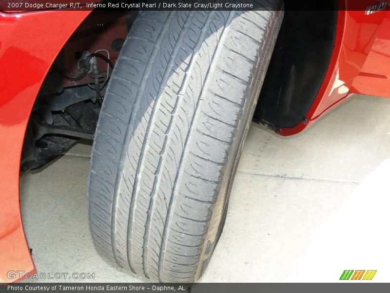 Inferno Red Crystal Pearl / Dark Slate Gray/Light Graystone 2007 Dodge Charger R/T