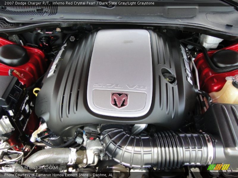 Inferno Red Crystal Pearl / Dark Slate Gray/Light Graystone 2007 Dodge Charger R/T