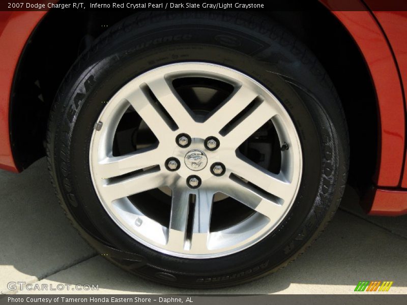 Inferno Red Crystal Pearl / Dark Slate Gray/Light Graystone 2007 Dodge Charger R/T