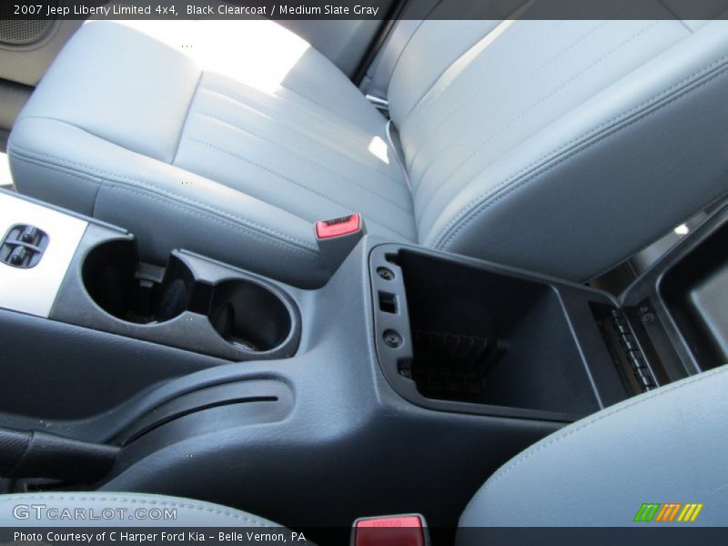 Black Clearcoat / Medium Slate Gray 2007 Jeep Liberty Limited 4x4