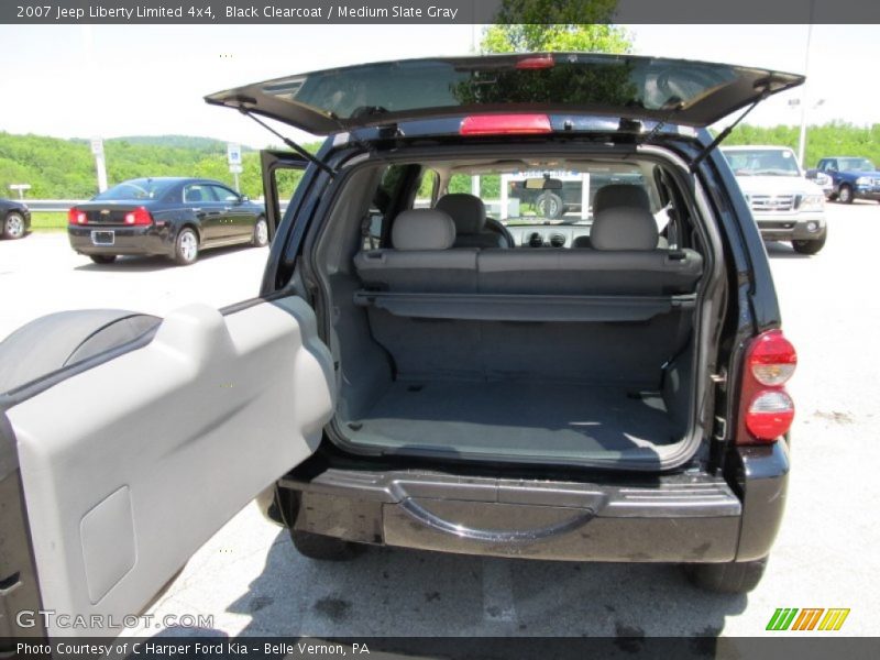 Black Clearcoat / Medium Slate Gray 2007 Jeep Liberty Limited 4x4