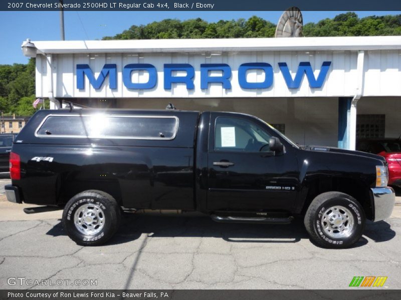Black / Ebony 2007 Chevrolet Silverado 2500HD LT Regular Cab 4x4