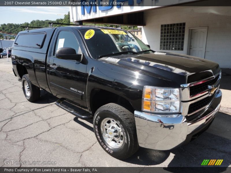 Black / Ebony 2007 Chevrolet Silverado 2500HD LT Regular Cab 4x4