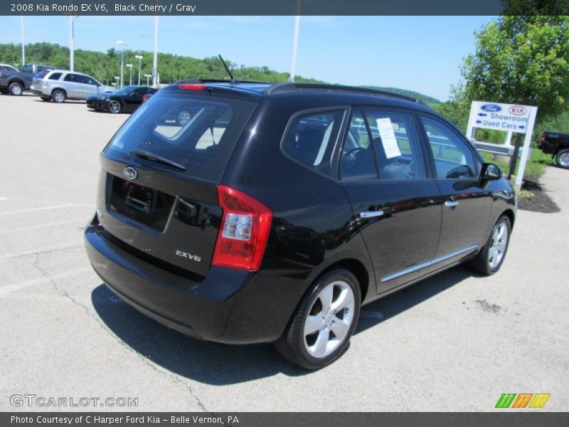 Black Cherry / Gray 2008 Kia Rondo EX V6
