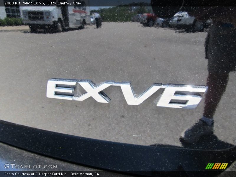 Black Cherry / Gray 2008 Kia Rondo EX V6