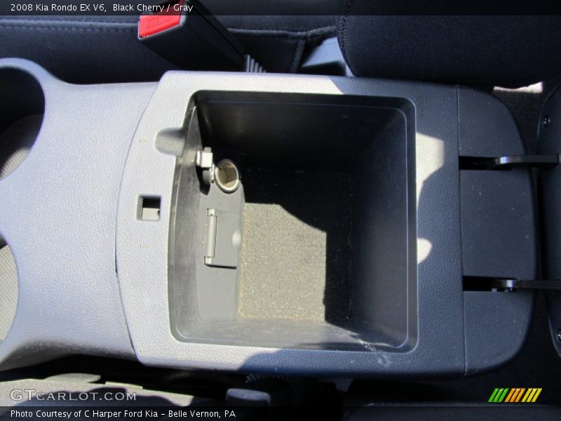 Black Cherry / Gray 2008 Kia Rondo EX V6