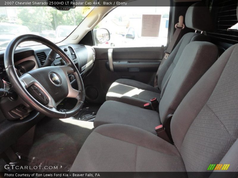 Black / Ebony 2007 Chevrolet Silverado 2500HD LT Regular Cab 4x4