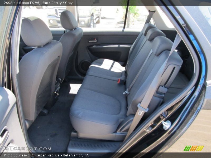 Black Cherry / Gray 2008 Kia Rondo EX V6