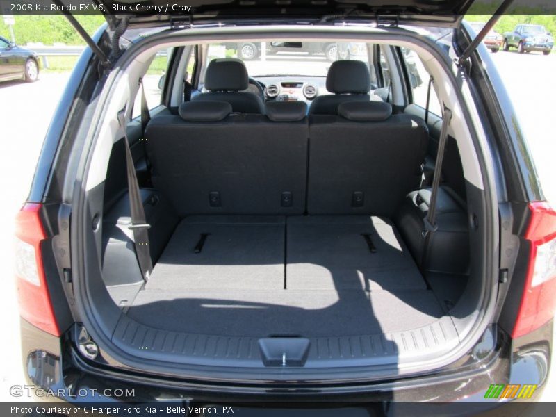 Black Cherry / Gray 2008 Kia Rondo EX V6
