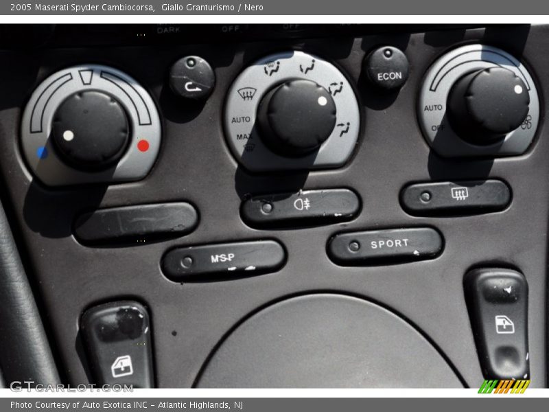 Controls of 2005 Spyder Cambiocorsa