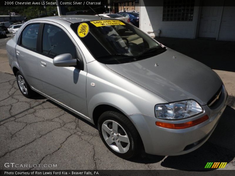 Cosmic Silver / Charcoal 2006 Chevrolet Aveo LS Sedan