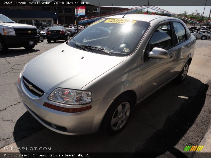 Cosmic Silver / Charcoal 2006 Chevrolet Aveo LS Sedan
