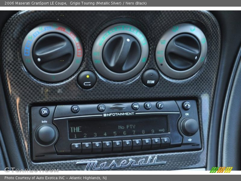 Controls of 2006 GranSport LE Coupe