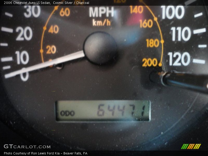Cosmic Silver / Charcoal 2006 Chevrolet Aveo LS Sedan
