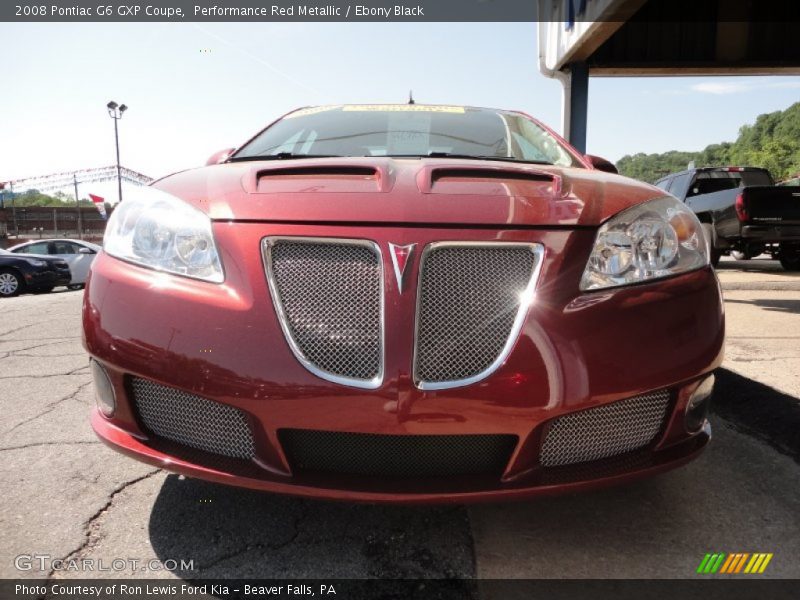 Performance Red Metallic / Ebony Black 2008 Pontiac G6 GXP Coupe