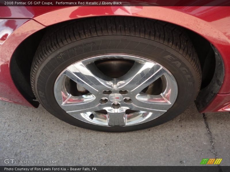 Performance Red Metallic / Ebony Black 2008 Pontiac G6 GXP Coupe