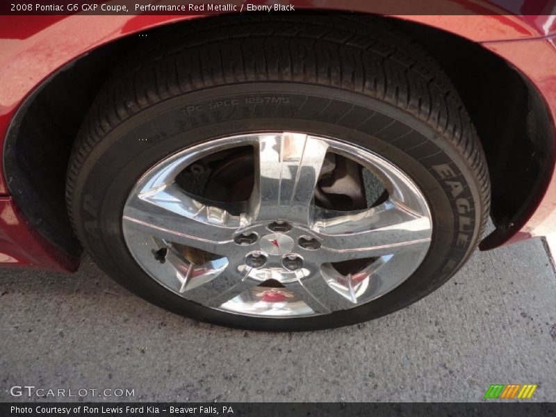 Performance Red Metallic / Ebony Black 2008 Pontiac G6 GXP Coupe