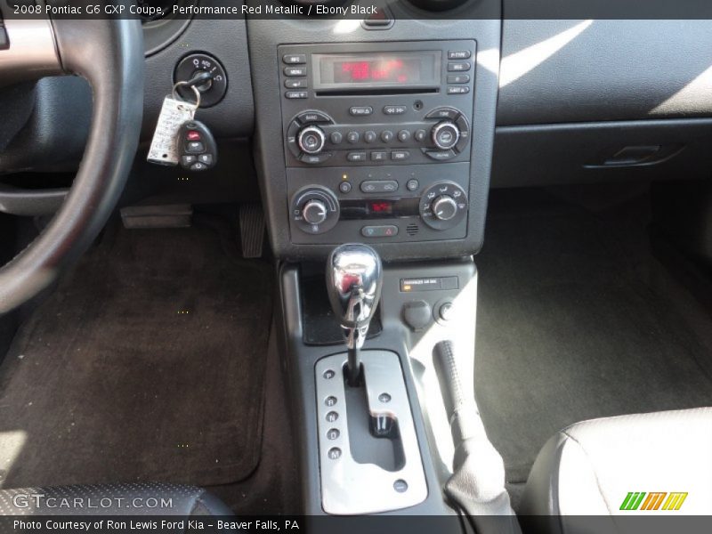 Controls of 2008 G6 GXP Coupe