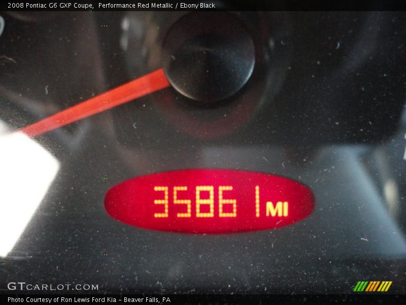 Performance Red Metallic / Ebony Black 2008 Pontiac G6 GXP Coupe