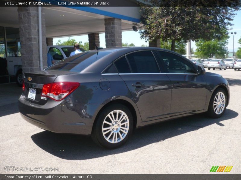Taupe Gray Metallic / Jet Black 2011 Chevrolet Cruze ECO