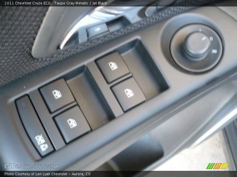 Taupe Gray Metallic / Jet Black 2011 Chevrolet Cruze ECO