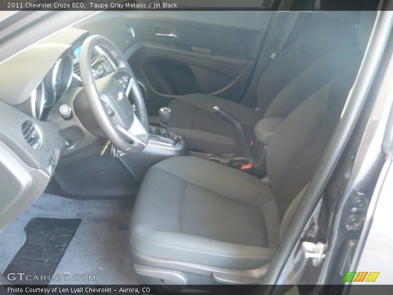Taupe Gray Metallic / Jet Black 2011 Chevrolet Cruze ECO
