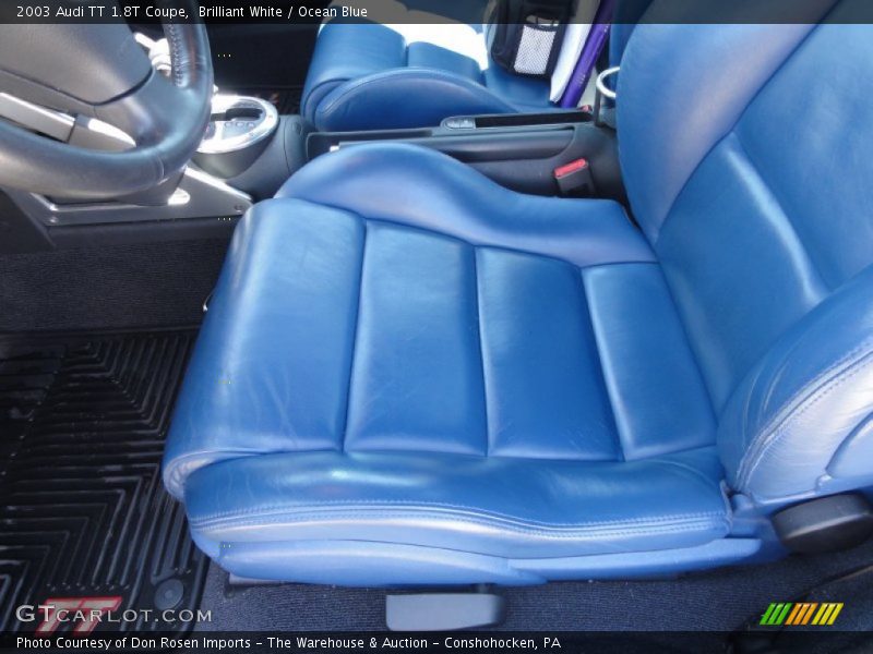  2003 TT 1.8T Coupe Ocean Blue Interior