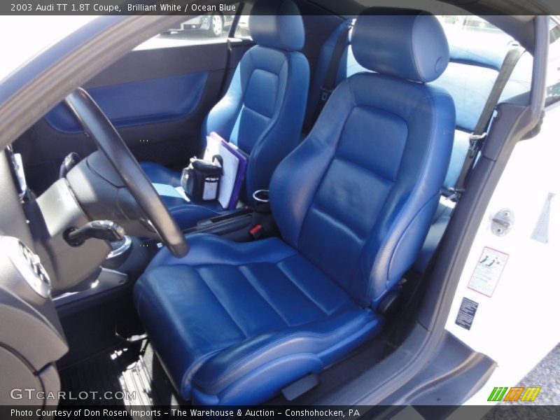  2003 TT 1.8T Coupe Ocean Blue Interior