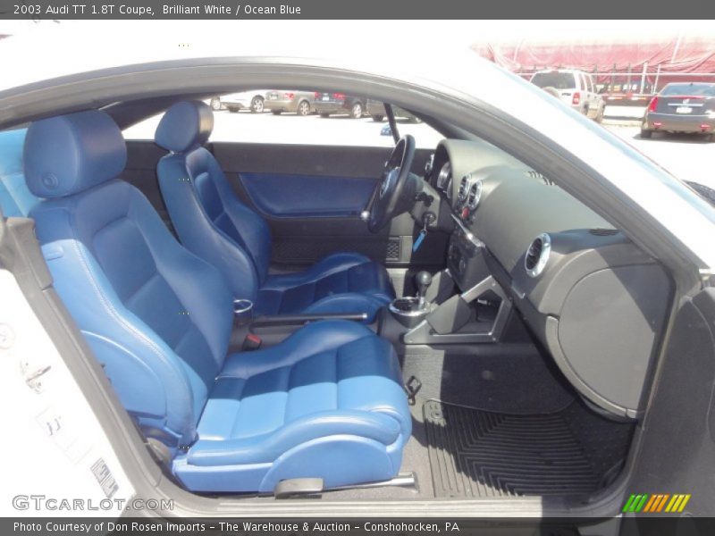  2003 TT 1.8T Coupe Ocean Blue Interior