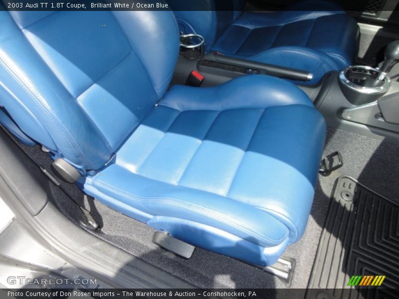  2003 TT 1.8T Coupe Ocean Blue Interior