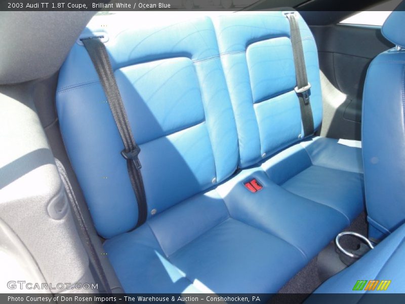  2003 TT 1.8T Coupe Ocean Blue Interior